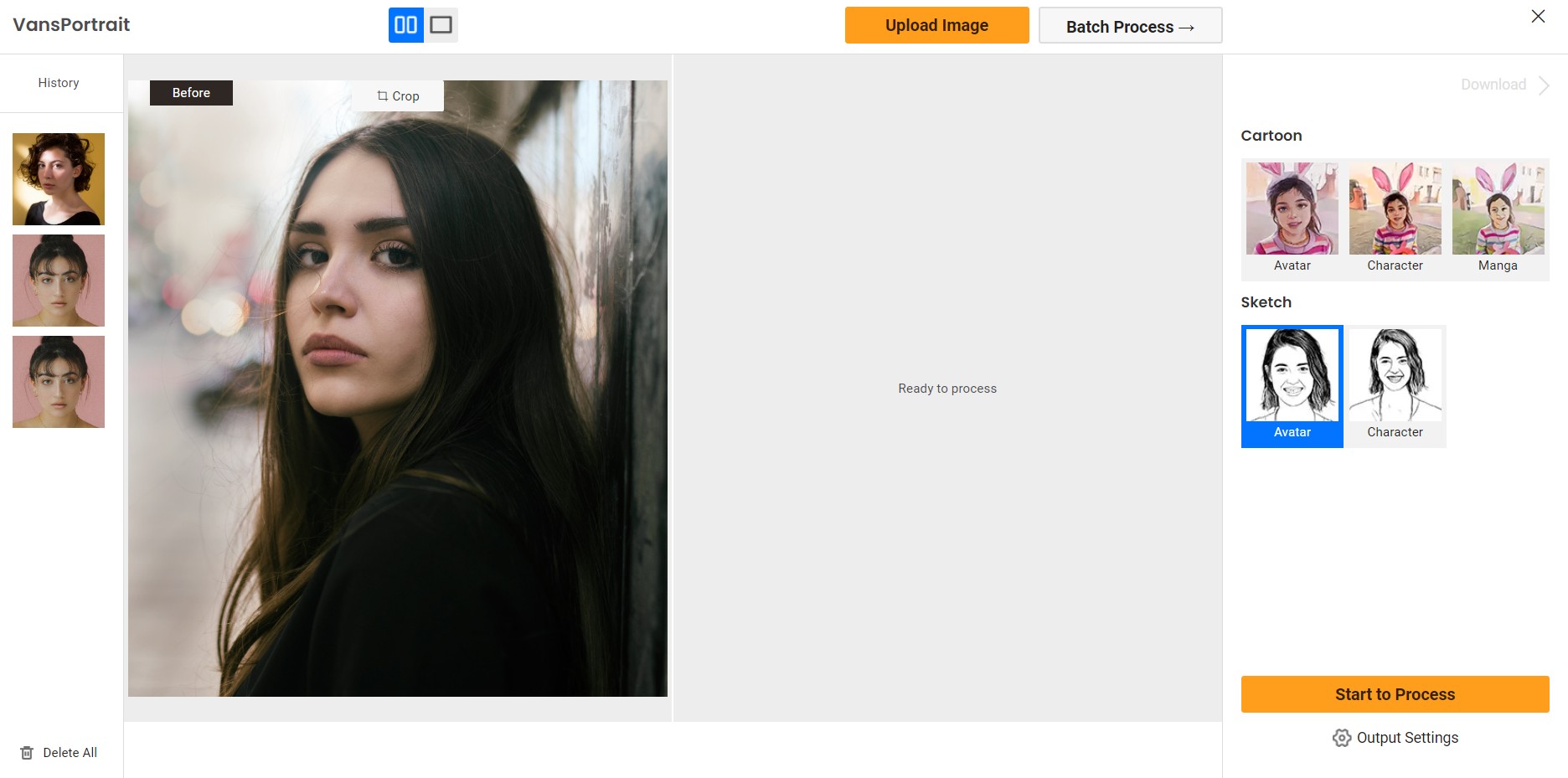 vansportriat AI face maker